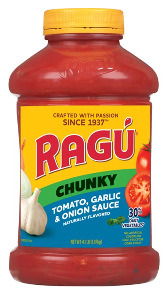 (image for) Ragu Chunky Tomato Garlic Onion Sauce 66oz